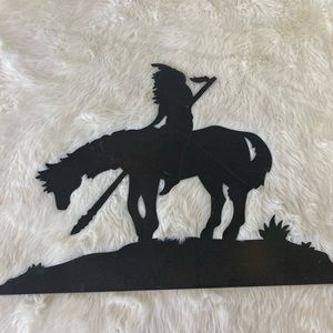 Western metal wall art